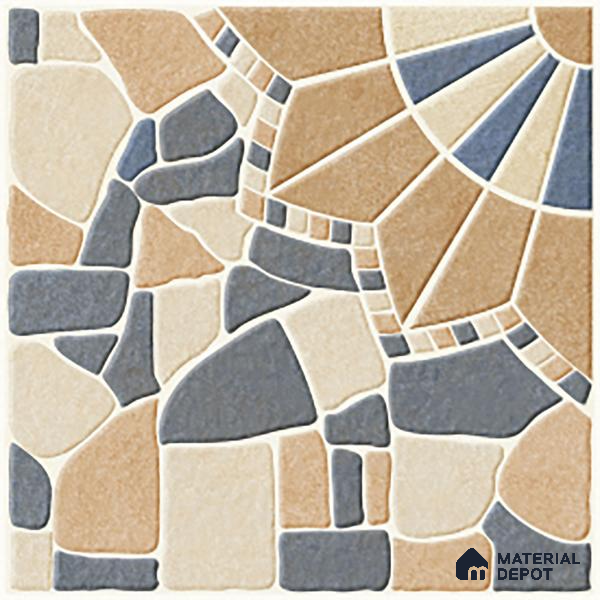 Trenco Blue 300x300 mm Matte Finish Tile